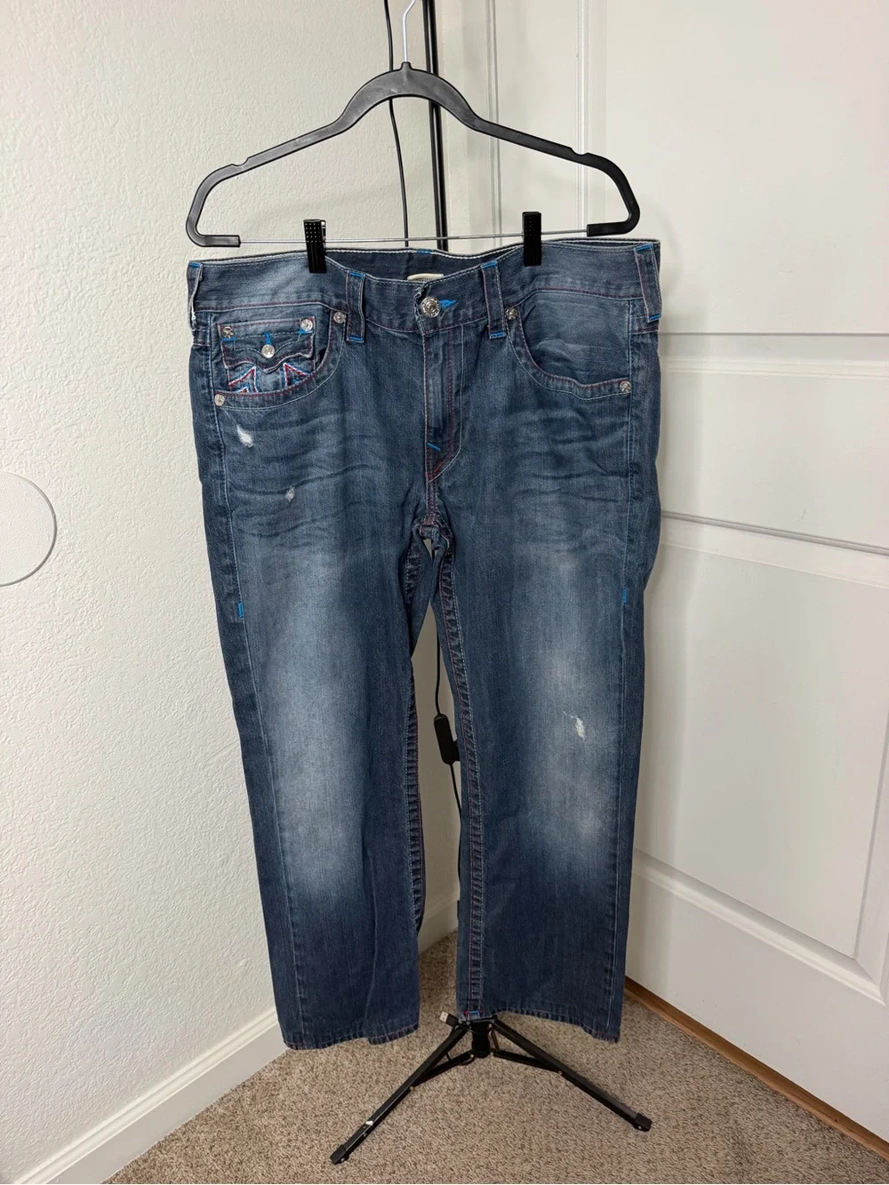 True Religion Men’s World Tour Straight Jeans Size 36